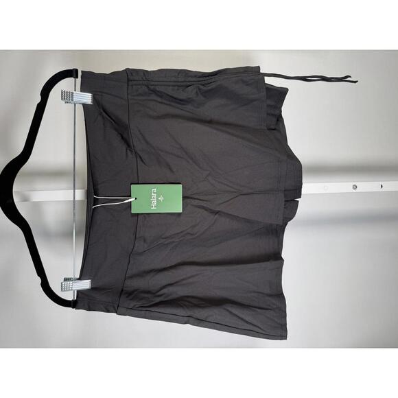 NWT Halara Black 2-in-1 Skort Size XL High Waist Built In Shorts Side Drawstring - Picture 2 of 8